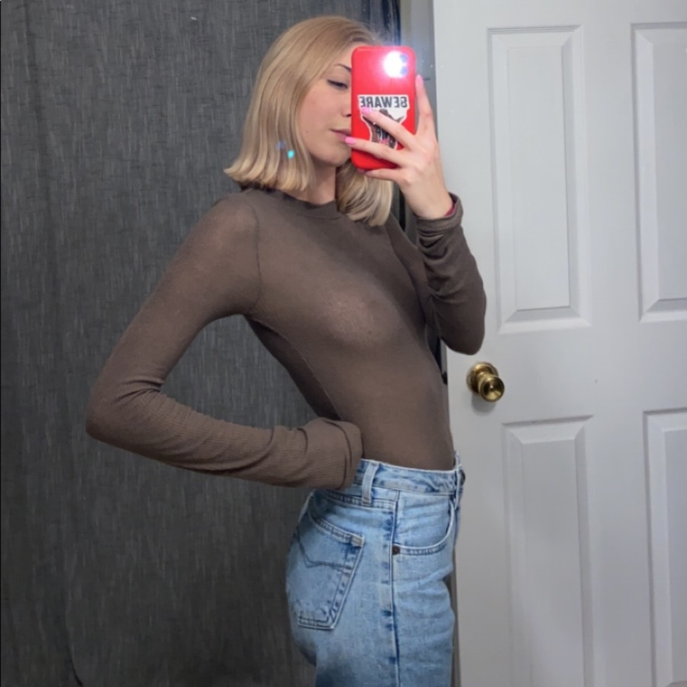 Urban Outfitters Sheer Long Sleeve